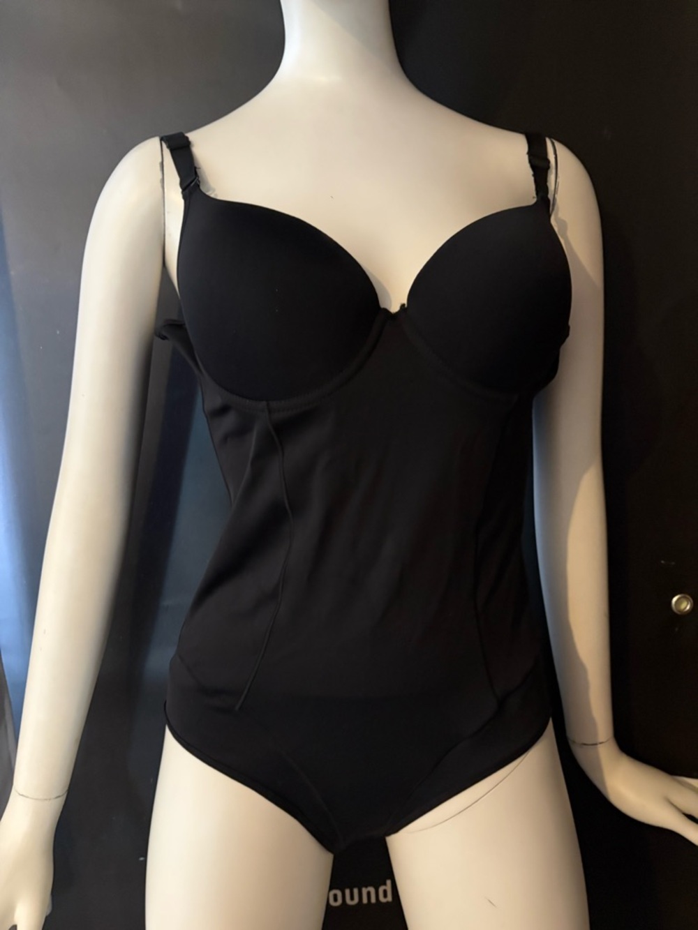 Black Contour Underwire Bodysuit Shaper